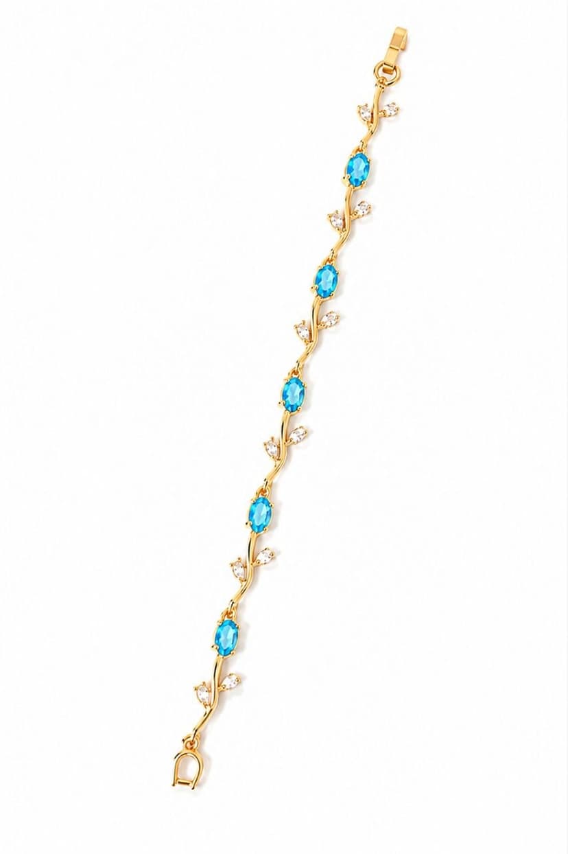 tulip bracelet blue