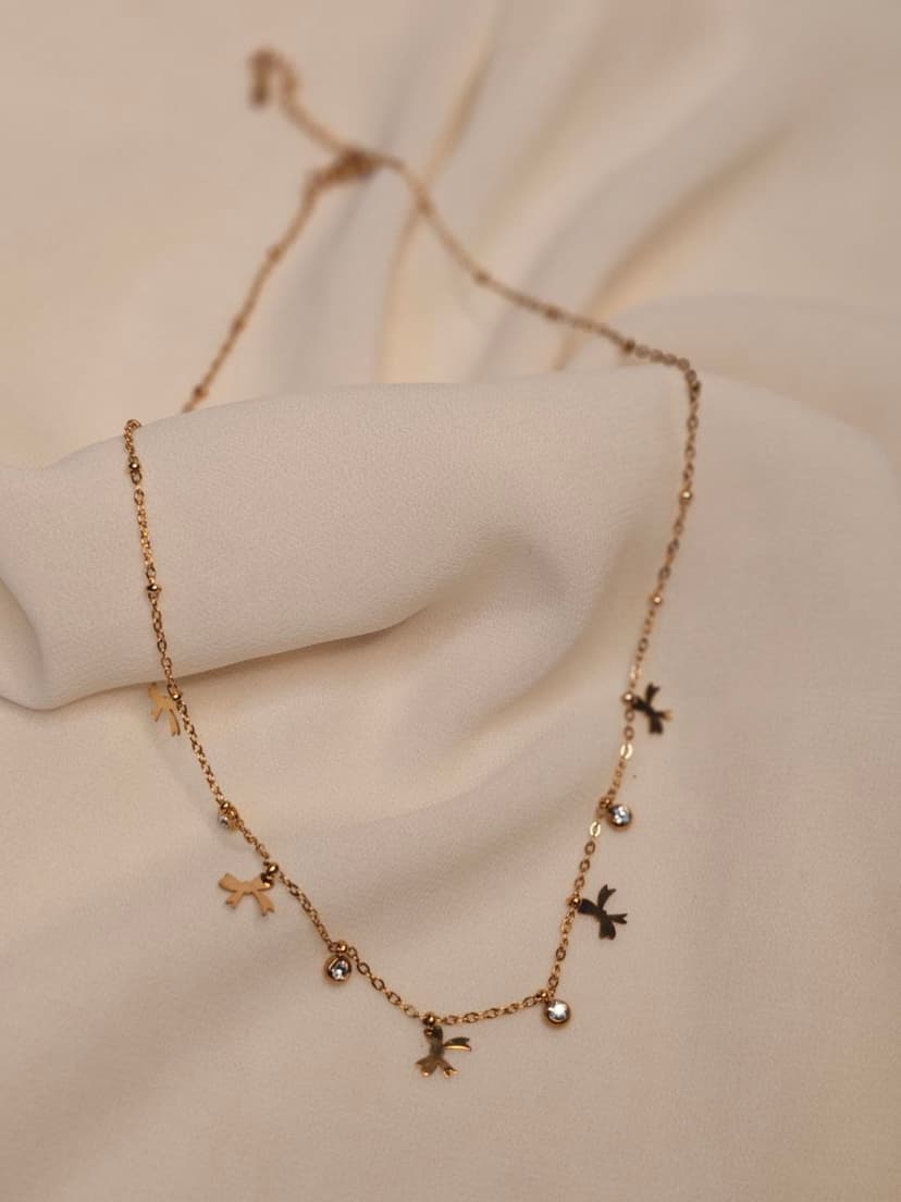 bow charms pendent